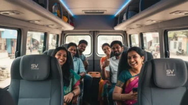 Tempo traveller for 12 seater